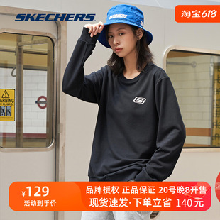 运动服休闲透气长袖 套头衫 春季 Skechers斯凯奇卫衣男女装 L320U106