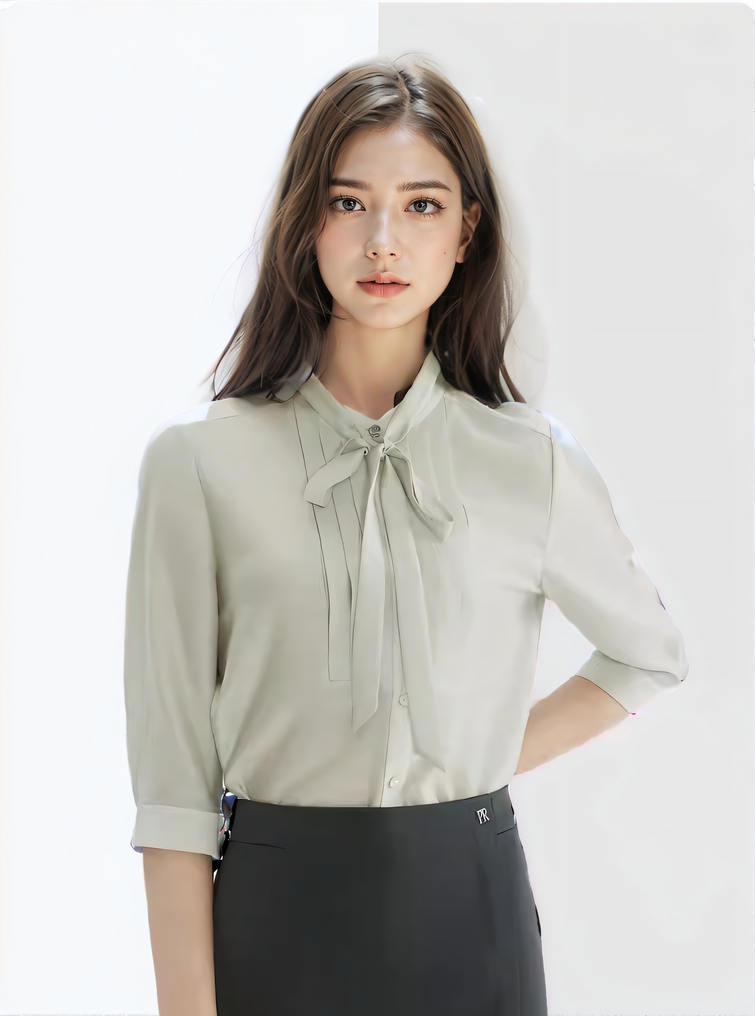 夏季通勤法式简约衬衫女