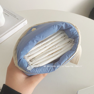 姨妈巾收纳包可爱月事包便携学生用装放卫生巾的小包收纳袋女生包