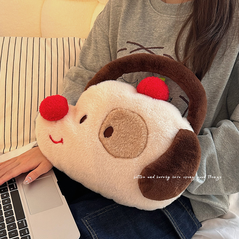 可爱小狗热水袋充电2024新款电热