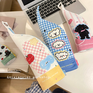 化妆刷收纳包立式化妆包女2025新款便携旅行眼影刷眼线笔口红小包