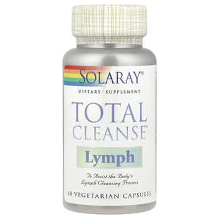 现货美国Solaray Total Cleanse Lymph淋巴清洁60粒素食胶囊