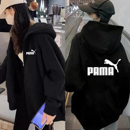 美式外套女2025新款春秋冬韩系宽松慵懒休闲开衫上衣连帽加绒卫衣