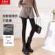 子外穿加绒 纯棉裤 裙裤 一体假两件女秋冬高腰毛呢格子半身裙打底裤