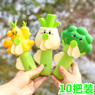儿童可爱水果蔬菜手压手摇迷你小风扇手持小型便携式随身学生礼品