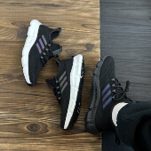 爆米花软底百搭慢跑鞋 三道杠复古运动休闲跑鞋 春夏男经典 外贸级