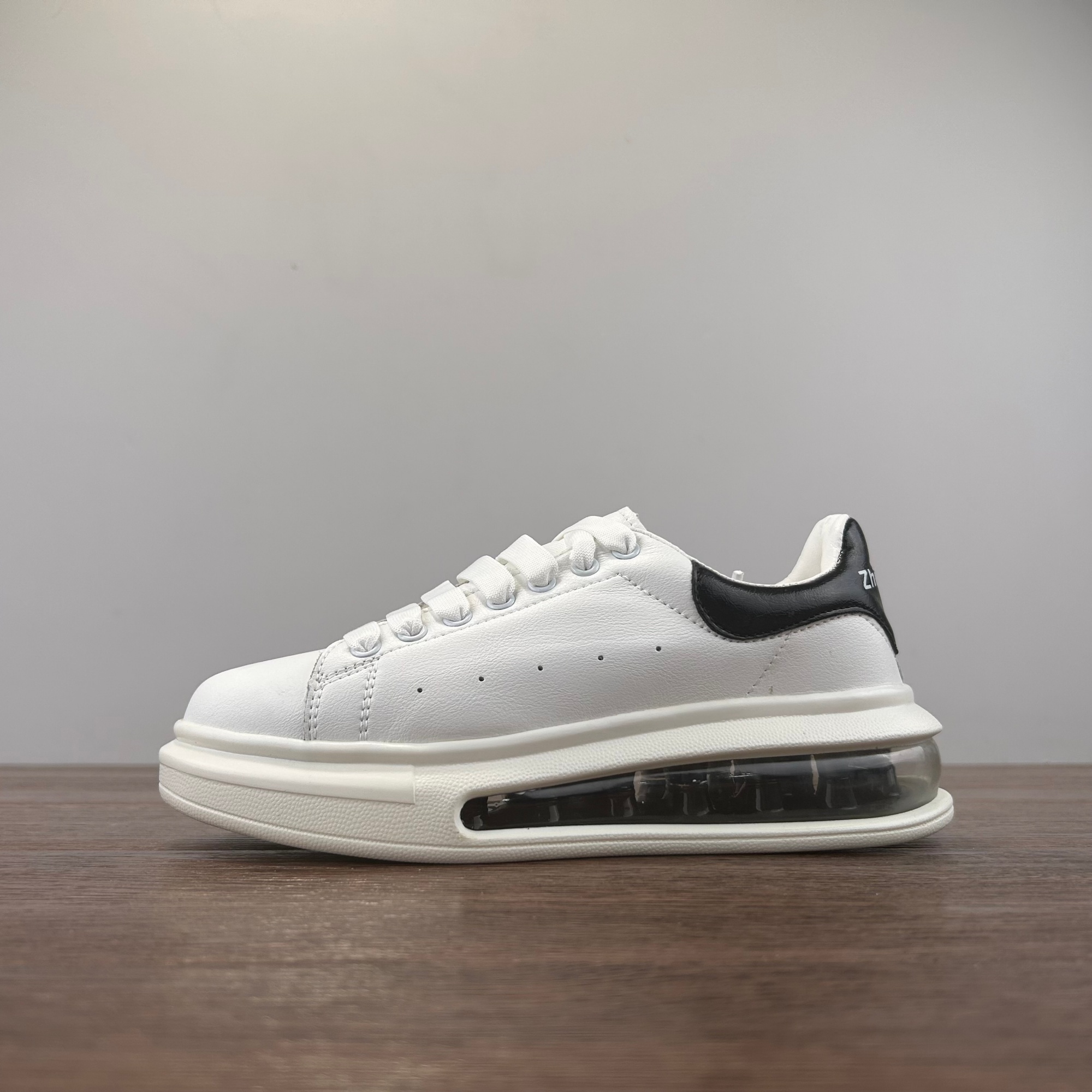 小瑕疵捡漏！外贸真皮头层牛皮情侣运动休闲鞋气垫底缓震小白鞋男