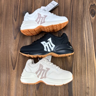 炒鸡捡漏！外贸全皮面女士运动休闲老爹鞋厚底增高5CM百搭慢跑鞋