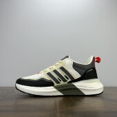 三道杠超轻弹透气马拉松跑鞋 男爆米花城市跑步鞋 百搭 外贸 柜货