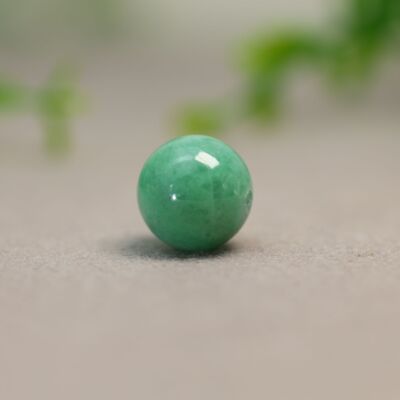 糯种满绿缅甸天然A货翡翠珠子