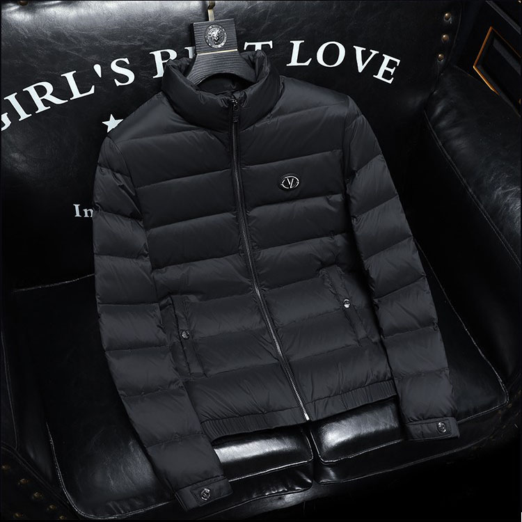 雷迪波尔官方欧洲站高端潮牌羽绒服冬季新款个性印花立领保暖男士