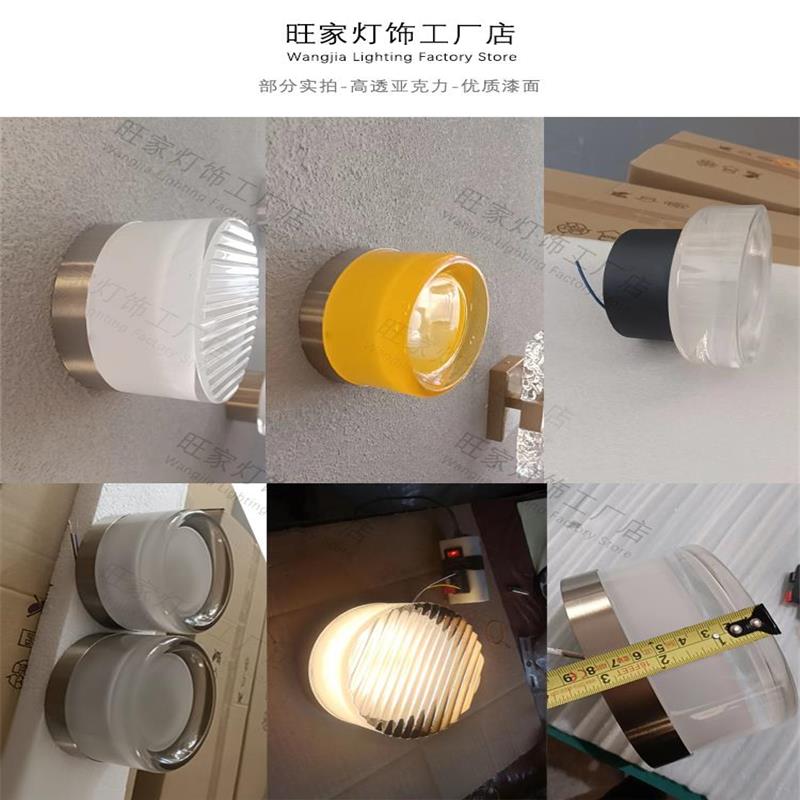 北欧极简圆形壁灯设计师款客厅走廊过道洗手间卧室楼梯间床头壁灯