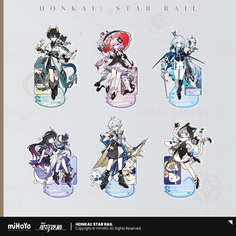 thumbnail for [miHoYo/Honkai: Star Dome Railway] Little Dotted Cat Series Acrylic Stand miHoYo