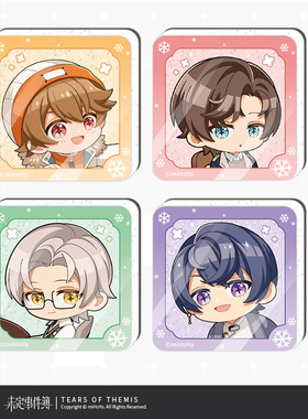 【米哈游/未定事件簿】冬雪纪念系列 Q版亚克力冰箱贴set  miHoYo