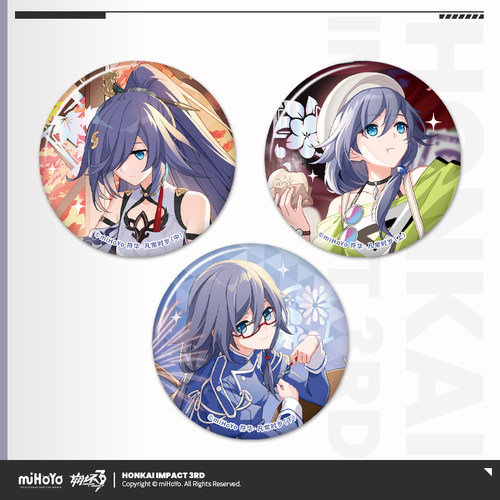 崩坏3圣痕系列镭射徽章组