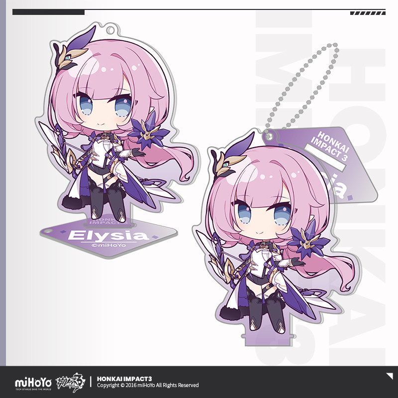 thumbnail for [Mihayou/Honkai 3] Valkyrie Q version acrylic pendant miHoYo