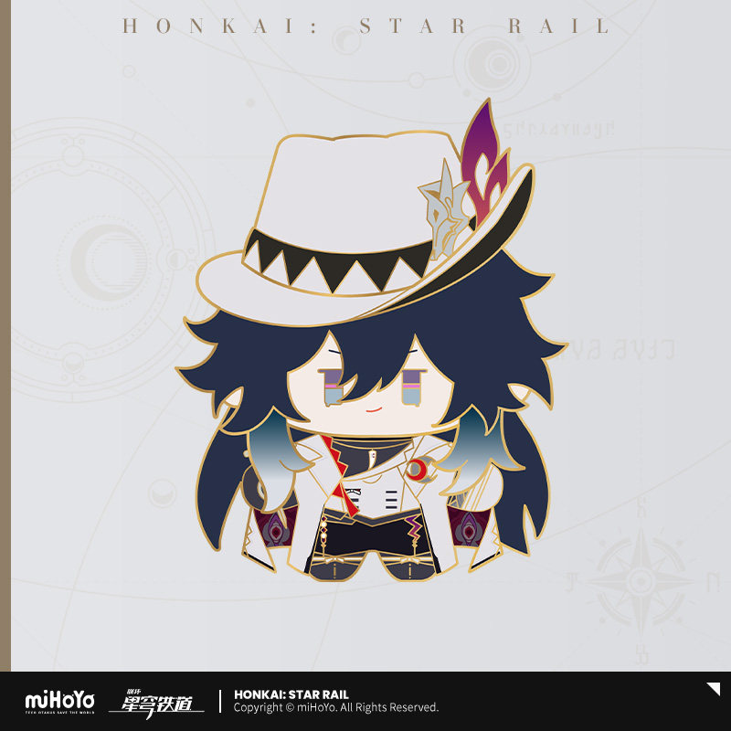 thumbnail for [miHoYo/Honkai: Star Dome Railway] Q version doll series rocker metal badge miHoYo