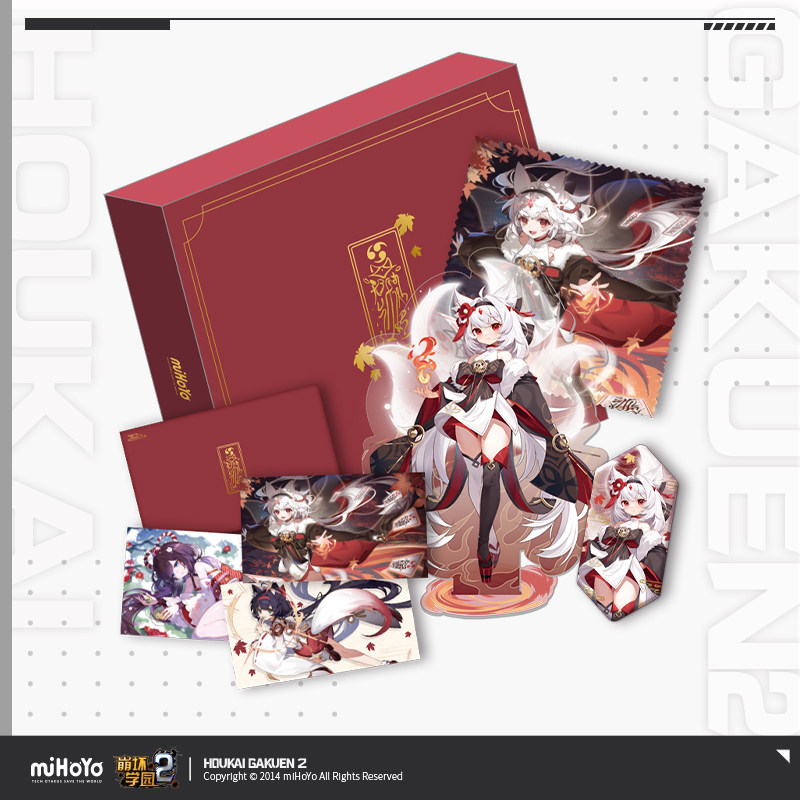 【米哈游/崩坏学园2】诗音天狐角色主题礼盒立牌徽章 mihoyo