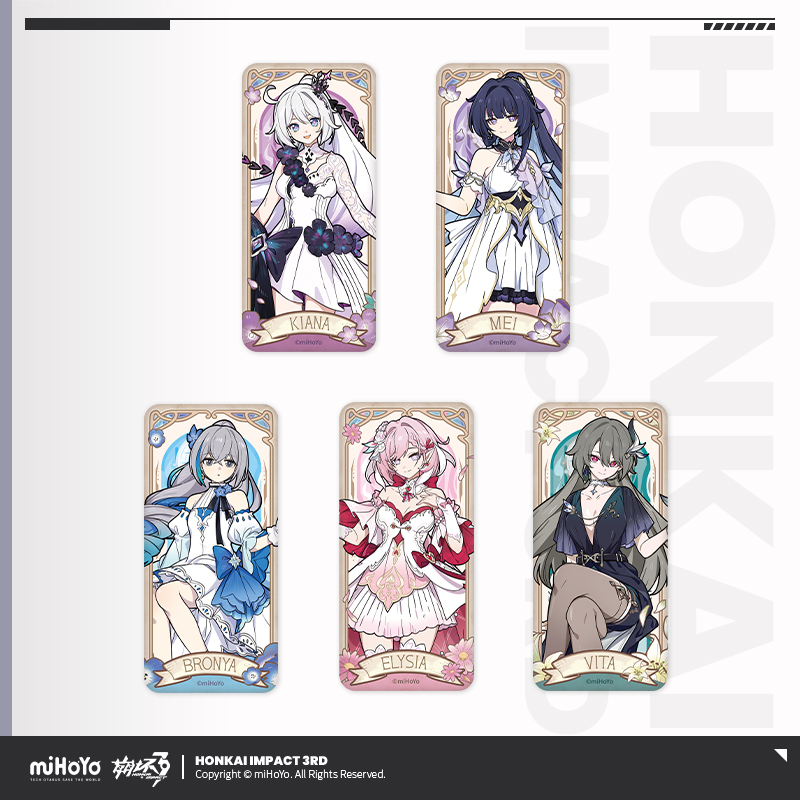 崩坏3夜绽芳华系列马口铁徽章