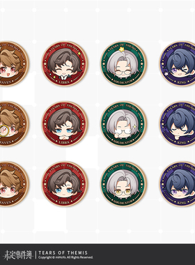 【米哈游/未定事件簿】日常系列 Q版纪念游戏币set miHoYo