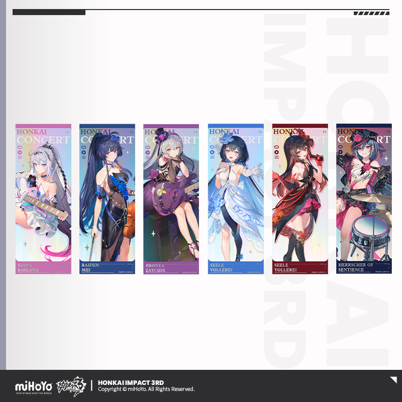 thumbnail for 【Miha Tour / Honkai 3】Lin Haiqi Concert Themed Laser Collection Ticket Set miHoYo