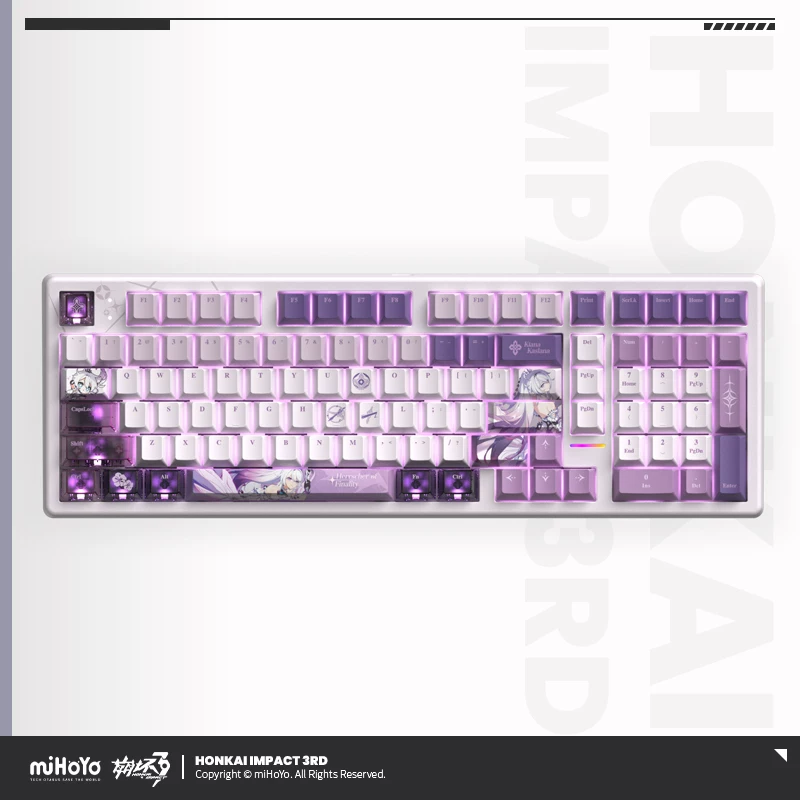 [miHoYo Honkai Impact 3] Kiana · Herrscher of the End Mechanical Keyboard miHoYo
