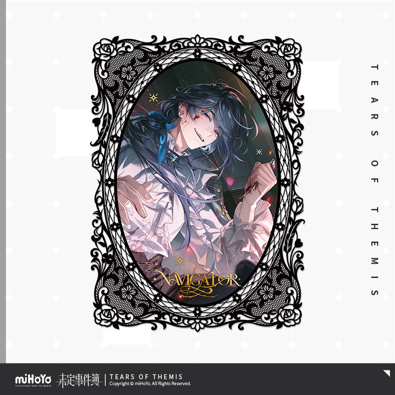 thumbnail for [miHoYo Undecided Case Files] Who Survives Series Vintage Lace Carving Art Card miHoYo