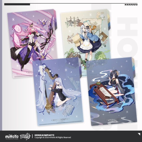 米哈游崩坏3圣痕系列三层文件夹