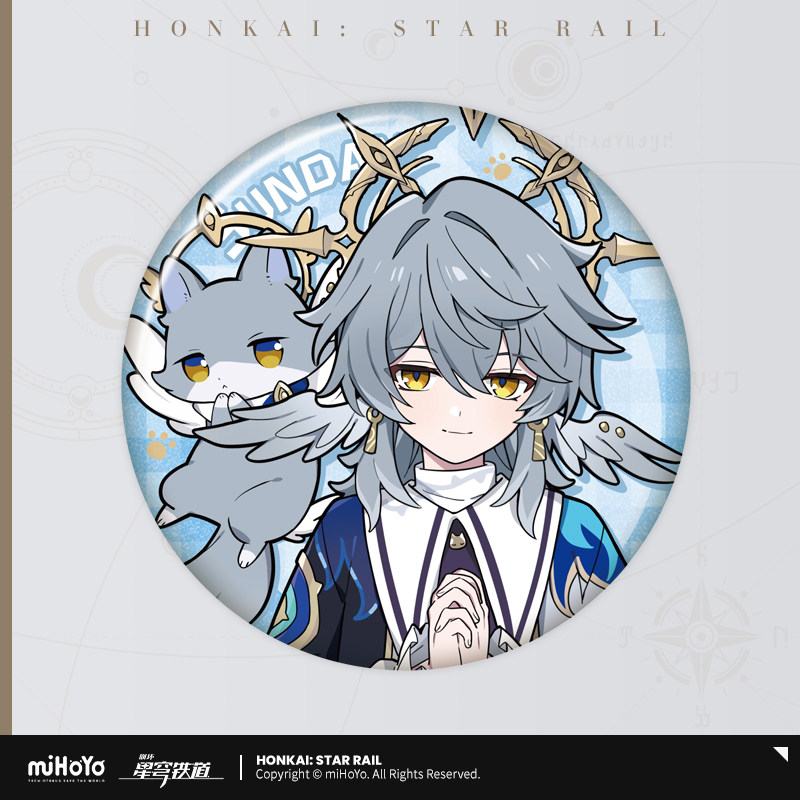 thumbnail for [miHoYo / Honkai: Star Dome Railway] small dot cat series tinplate badge miHoYo