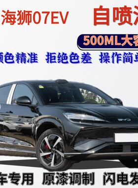海狮07EV专用自喷漆玄空黑色汽车划痕修复手喷漆原厂亚特兰蒂斯灰