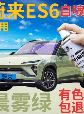 蔚来ES6补漆笔晨雾绿汽车划痕修复自喷漆绿色手喷漆浅绿草绿色