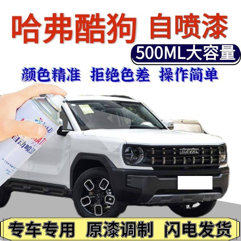 哈弗酷狗自喷漆白色原厂暗