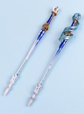 动漫周边 芙宁娜静水流涌之辉合金武器刀剑模型神之眼吊饰挂件