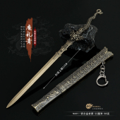 封神演义影视周边 魔礼青宝剑金属武器殷商青铜戈商朝小兵器摆件