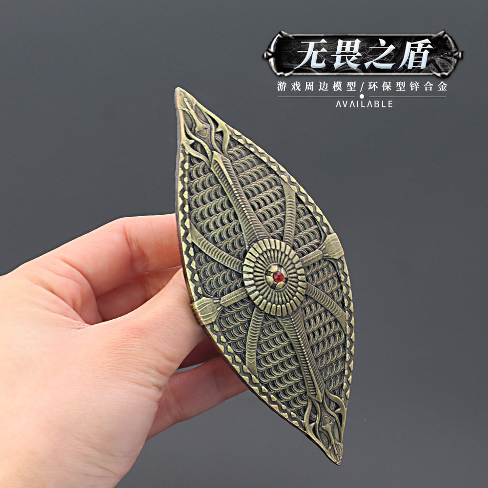 战神5游戏周边奎爷无畏之盾摆件