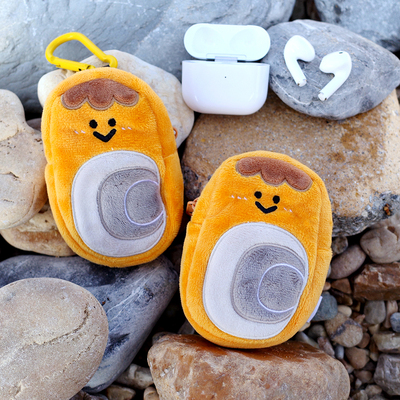 雨过山原创蚌蚌哒毛绒耳机包挂件