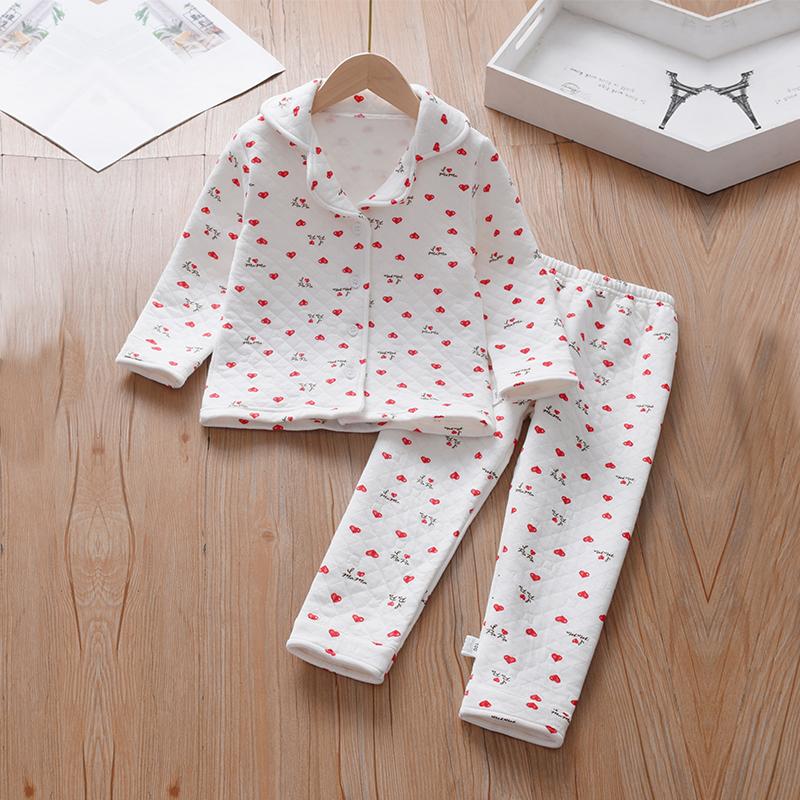 爱妮萌萌韩版婴儿春秋睡衣套装