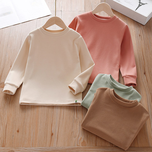 爱妮萌萌半高领保暖德绒上衣