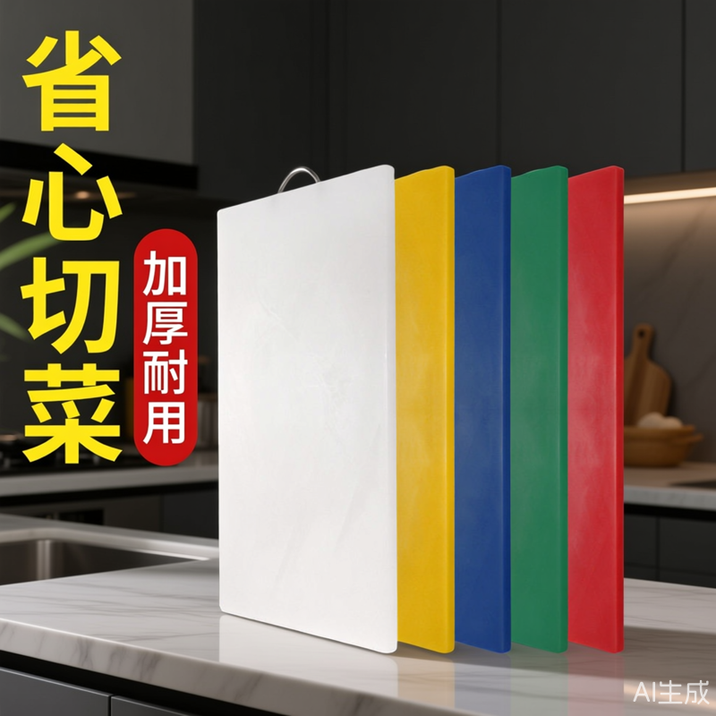 塑料砧板剁切菜切水果彩色商用抗菌防霉厨房菜板食品级擀面PE案板,厨房/烹饪用具,砧板/菜板,淘宝优惠券,粉丝福利购,淘宝优惠卷
