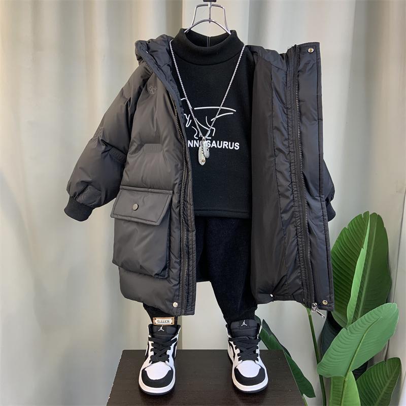 儿童羽绒服男童冬装新款帅气宝宝羽绒服