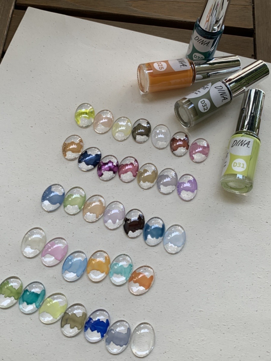 DINAGEL 慕斯晕染液1-20色强烈推荐 更浓郁顺滑创意美甲液 工具