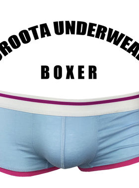 后00logo男士平角CROOTA纯棉