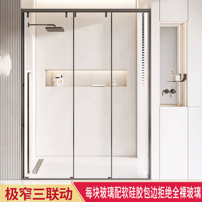 珂洛欧一字形移门3联动枪灰b