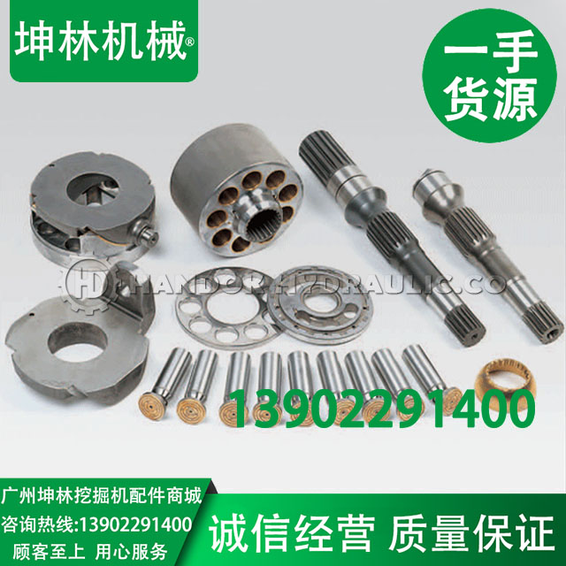 小松PC200-6挖掘机 HPV95液压泵泵胆平面/柱塞/九孔/摇摆/支架/轴