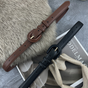 腰带配饰2025新款 轻奢风皮带女款 饰毛衣大衣牛仔裤 百搭装 真皮时尚