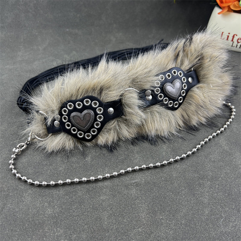 设计感小众毛毛铆钉腰带女配裙子装饰朋克风时尚y2k辣妹皮带配饰,服饰配件/皮带/帽子/围巾,腰带/皮带/腰链,淘宝优惠券,粉丝福利购,淘宝优惠卷