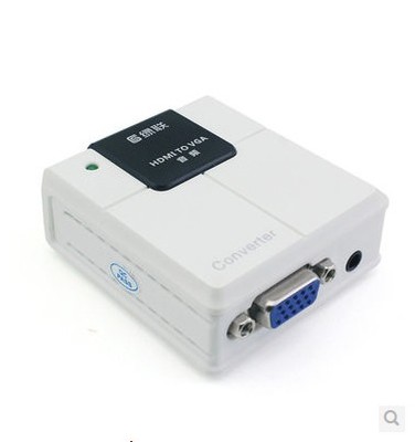 绿联 HDMI转VGA转换器带音频 高清转换接头XBOX360PS3接VGA线芯片