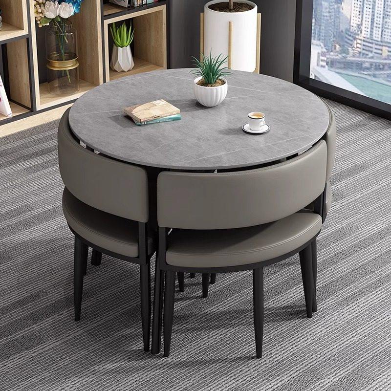 新疆西藏包邮岩板接待洽谈桌椅组合方形家用小户型饭桌现代简约休,住宅家具,岩板餐桌,淘宝优惠券,粉丝福利购,淘宝优惠卷