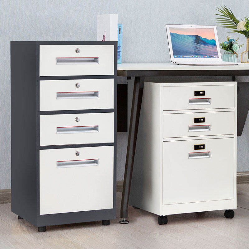 新疆西藏包邮铁皮文件柜密码矮柜办公室桌下活动抽屉柜资料收纳带,商业/办公家具,办公储物柜,淘宝优惠券,粉丝福利购,淘宝优惠卷