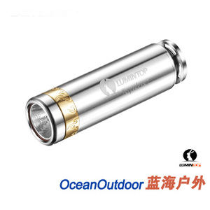 Lumintop雷明 Torpedo 007 鱼雷 金属 金黄火焰纹 EDC手电筒